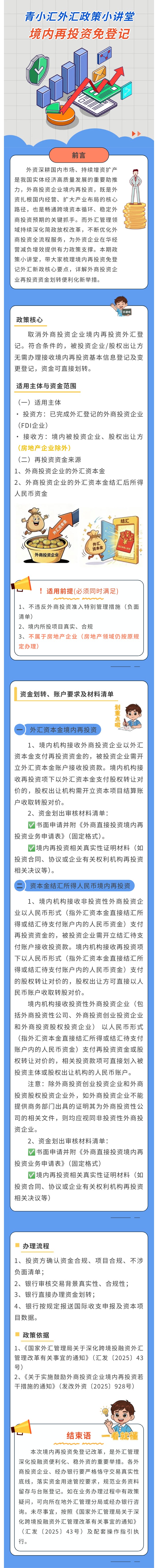 青小汇外汇政策小讲堂⑮境内再投资免登记.jpeg